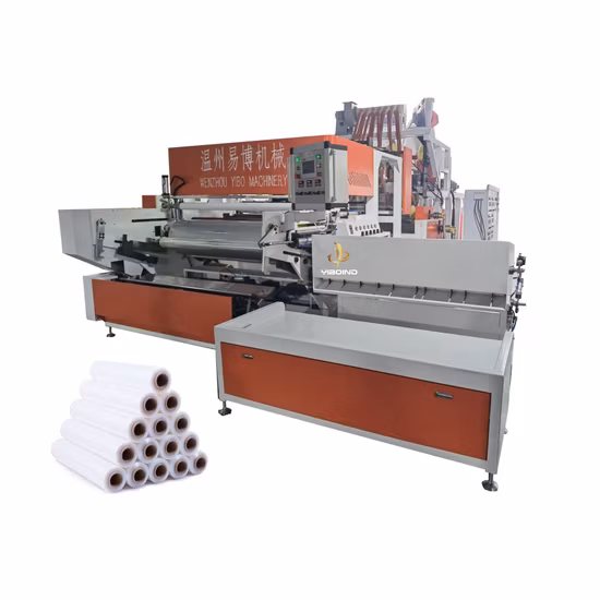 Máquina para fazer filme estirável PE de coextrusão de camada dupla