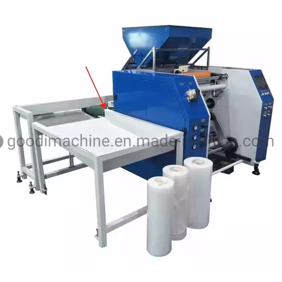 Rebobinador automático de rolo de filme estirável de plástico Clim Rebobinador de filme