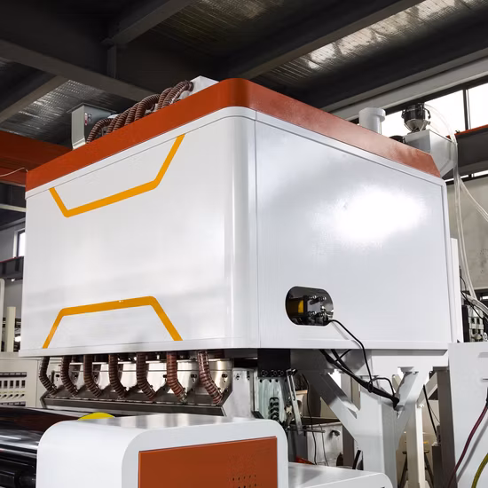 Máquina automática de alta velocidade para produção de película aderente de camada múltipla 1500 mm para linha de extrusora de filme plástico