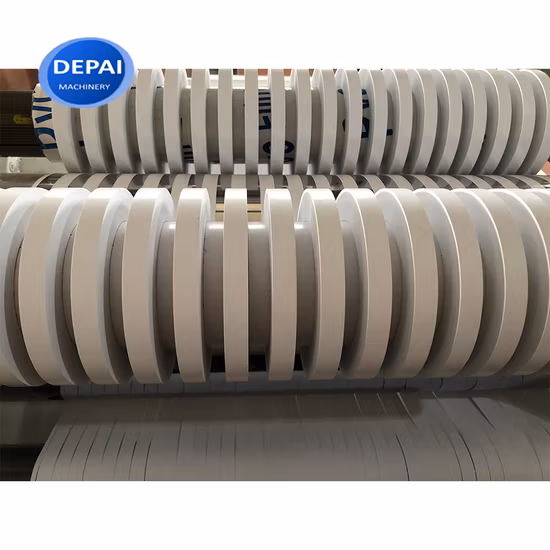 Máquina de rebobinagem de corte de corte de alta velocidade para rolo de papel filme estirável de papel térmico